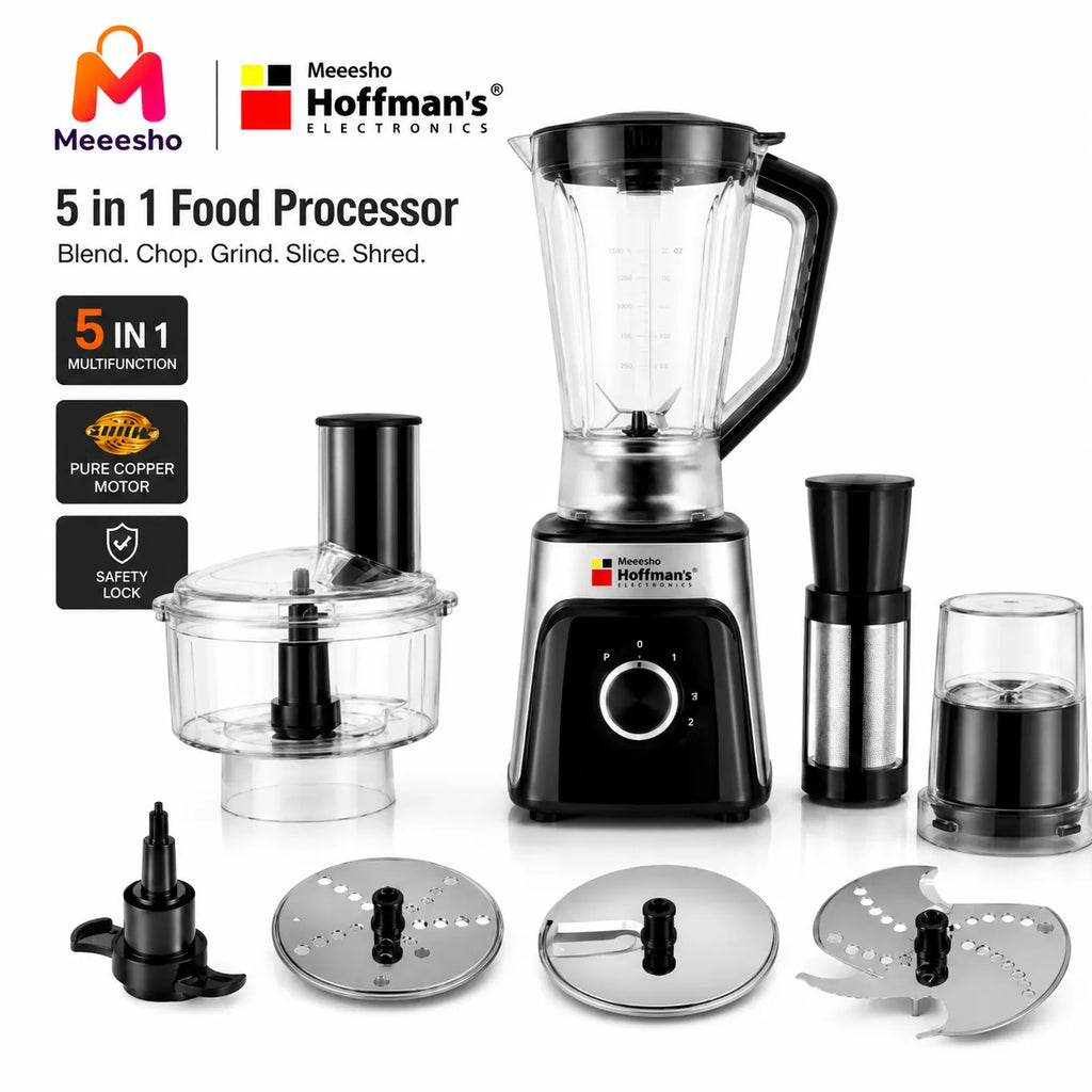 Meeesho Hoffman's 5-in-1 Multifunction Food Processor