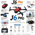 J6 Pro Camera Drone Quadcopter Brushless Motor Optical Flow