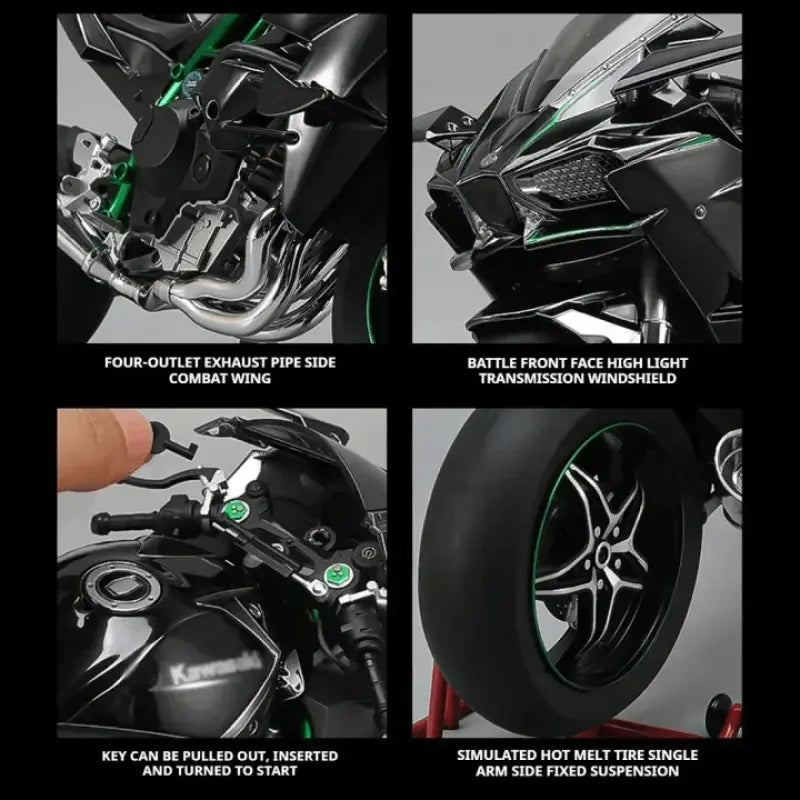 Kawasaki H2R Official Licensed Model 1:6 Scale