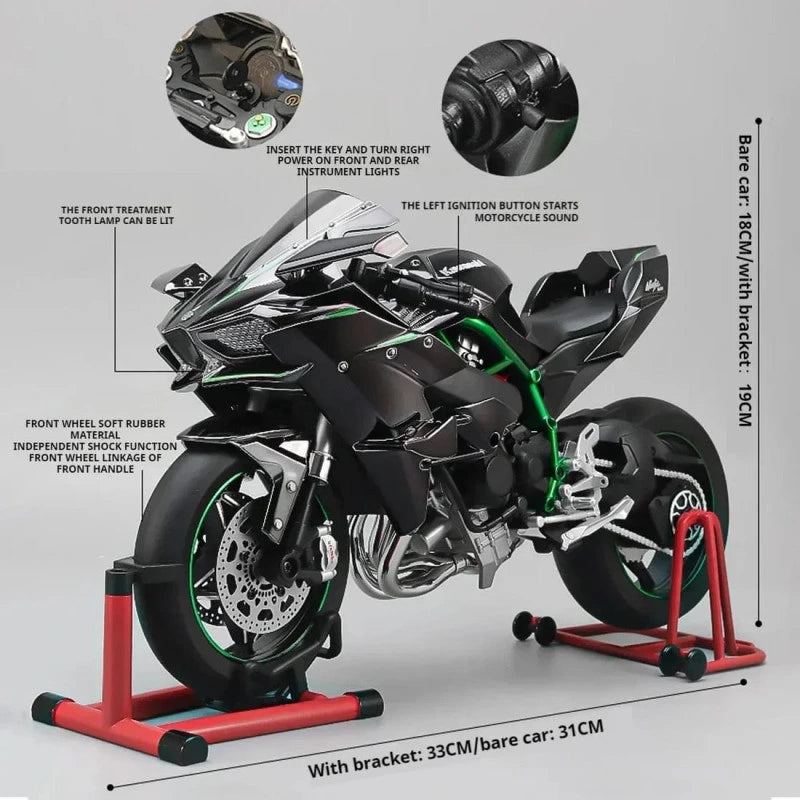 Kawasaki H2R Official Licensed Model 1:6 Scale