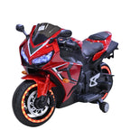 Red Rider X1 Kids Ride-On Racing Sports Bike with LED