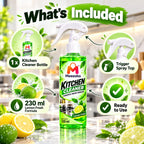 Meeesho's 230ml Kitchen Cleaner Lemon Fresh Grease Remover