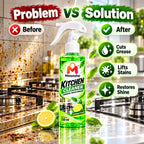 Meeesho's 230ml Kitchen Cleaner Lemon Fresh Grease Remover