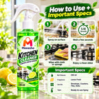 Meeesho's 230ml Kitchen Cleaner Lemon Fresh Grease Remover