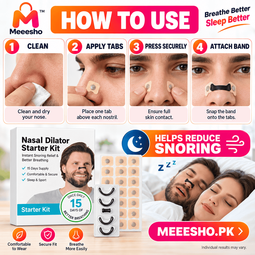 Magnetic Nasal Strips for Snoring and Better Sleep