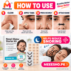 Magnetic Nasal Strips for Snoring and Better Sleep