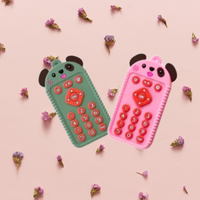 Silicone Baby Teether Toy | Remote Control Shape Sensory Teething Toy