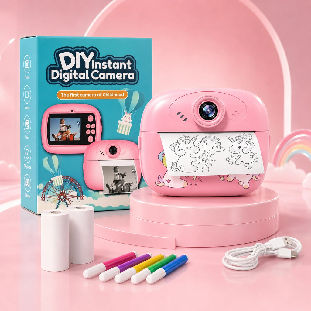 DIY Kids’ Instant Camera with Thermal Photo Prints