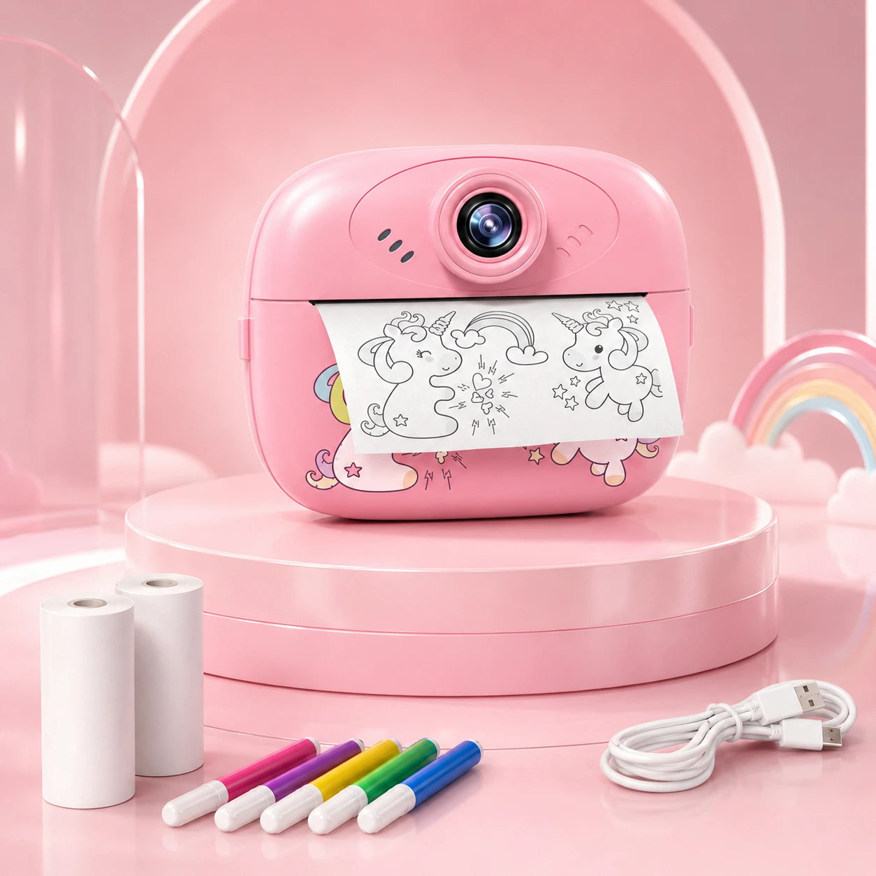 DIY Kids’ Instant Camera with Thermal Photo Prints