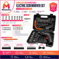 Cordless Rechargeable Electric Screwdriver Kit Set