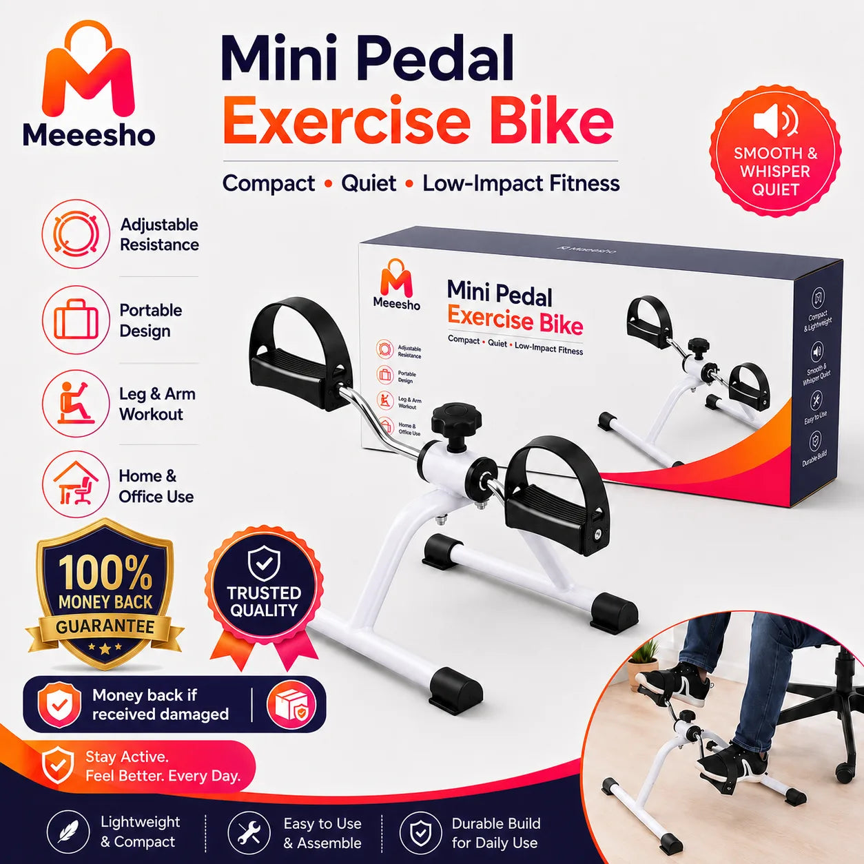 Mini Pedal Exercise Bike for Home Use Pakistan