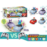 Cartoon Battle Remote Control Car Toy Kids Fun Racing