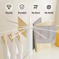 Foldable Octopus Drying Rack for Balconies and Indoor Laundry Spaces