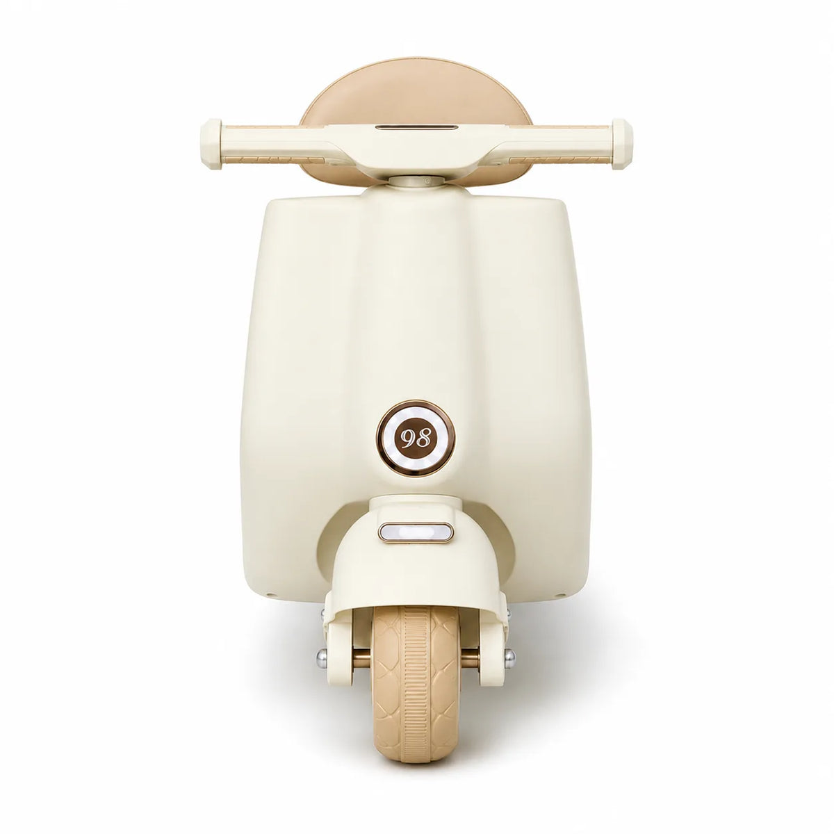 Kids Electric Vespa Scooter Rechargeable Ride-On Bike with LED Lights