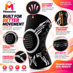 Adjustable Knee Support Brace with Side Stabilizer
