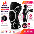 Adjustable Knee Support Brace with Side Stabilizer