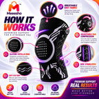 Adjustable Knee Support Brace with Side Stabilizer