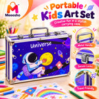 Kids Art Set Portable Drawing Painting Kit Case