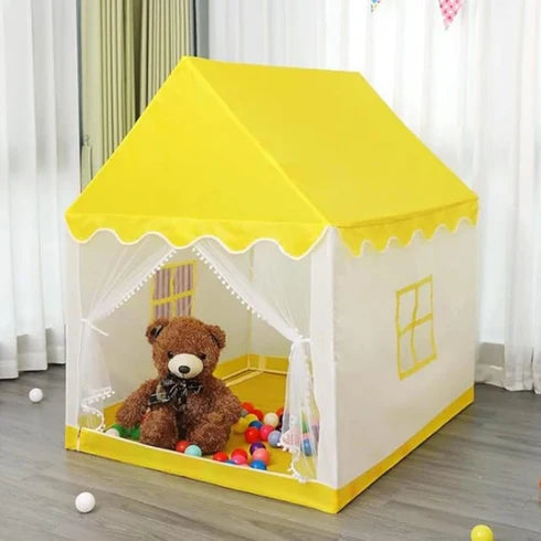 Kids LED Play Tent Indoor Bedroom Playhouse Castle Fun Adventure Shelter