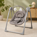 Multifunctional Electric Baby Rocking Chair Folding Newborn Bouncer High Seat Comfort