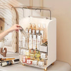 Multi-Functional Makeup Storage Box with Lid | Dustproof Cosmetic Organizer