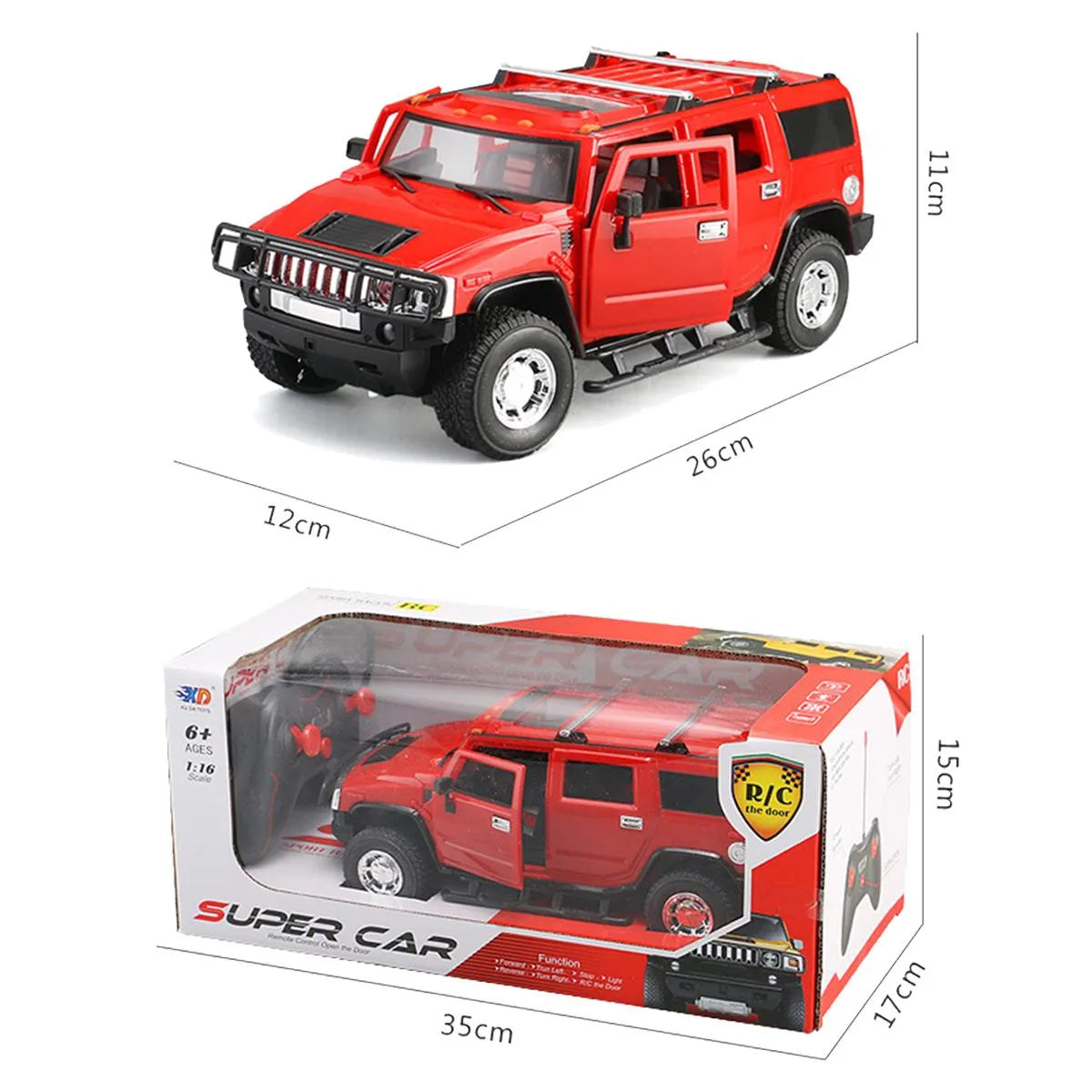 High Speed Remote Control Offroad Racing Car With LED Lights Adventure