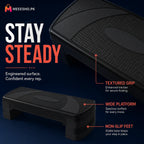 Adjustable Aerobic Step Platform for Non-Slip Full Body Fitness Training