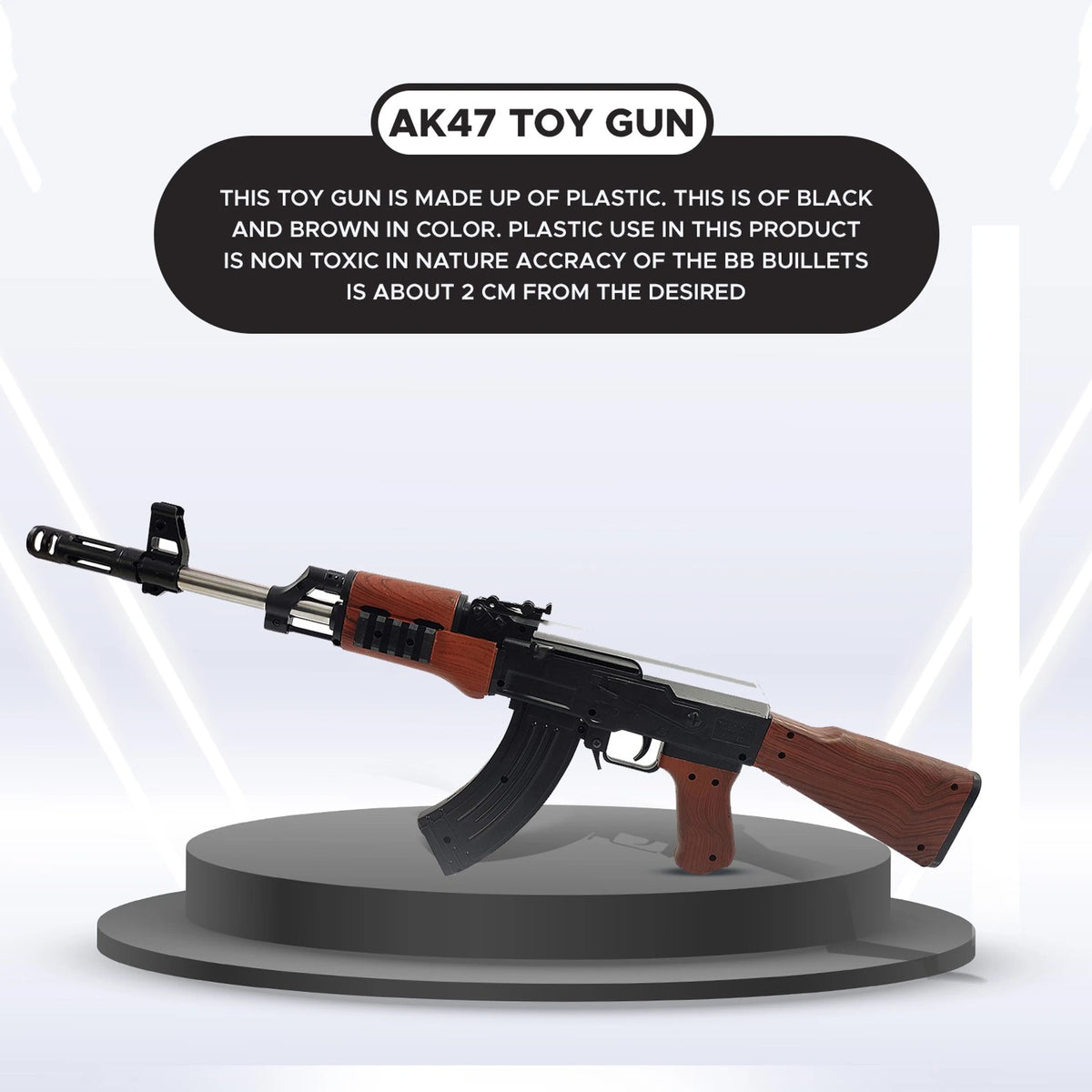 DIVI Divine AK47 Toy Gun With 500 Bullets Kids Blaster