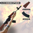 DIVI Divine AK47 Toy Gun With 500 Bullets Kids Blaster