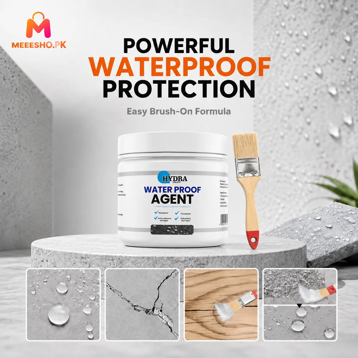 Transparent Waterproof Adhesive Invisible Sealant for Leak and Crack Repair