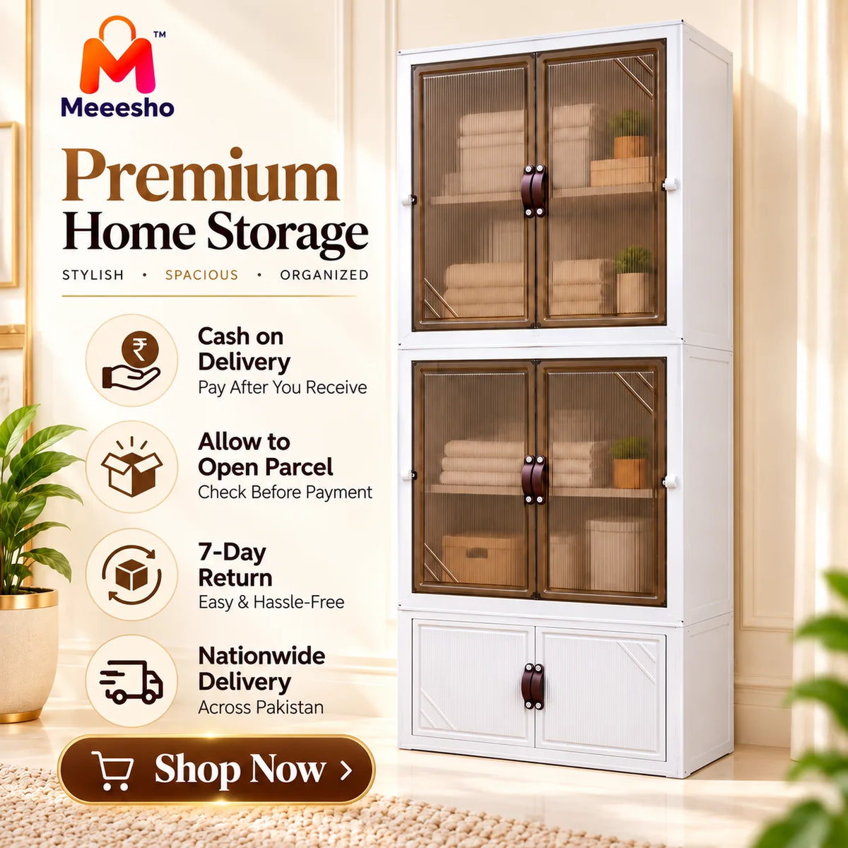 Premium Multipurpose Storage Cabinet for Modern Homes