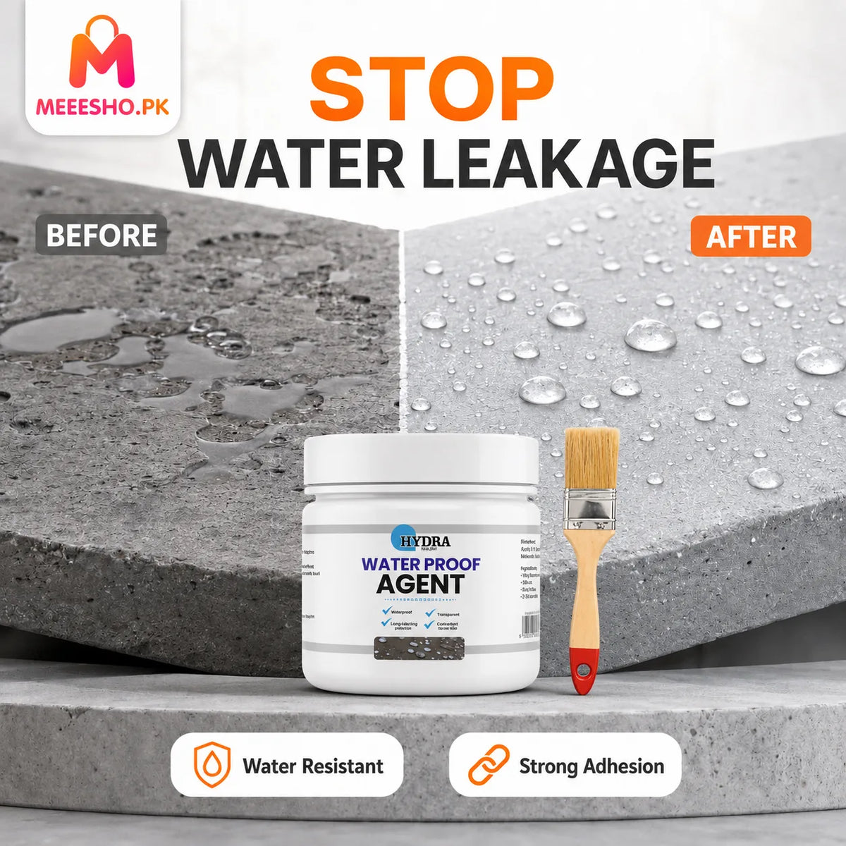 Transparent Waterproof Adhesive Invisible Sealant for Leak and Crack Repair