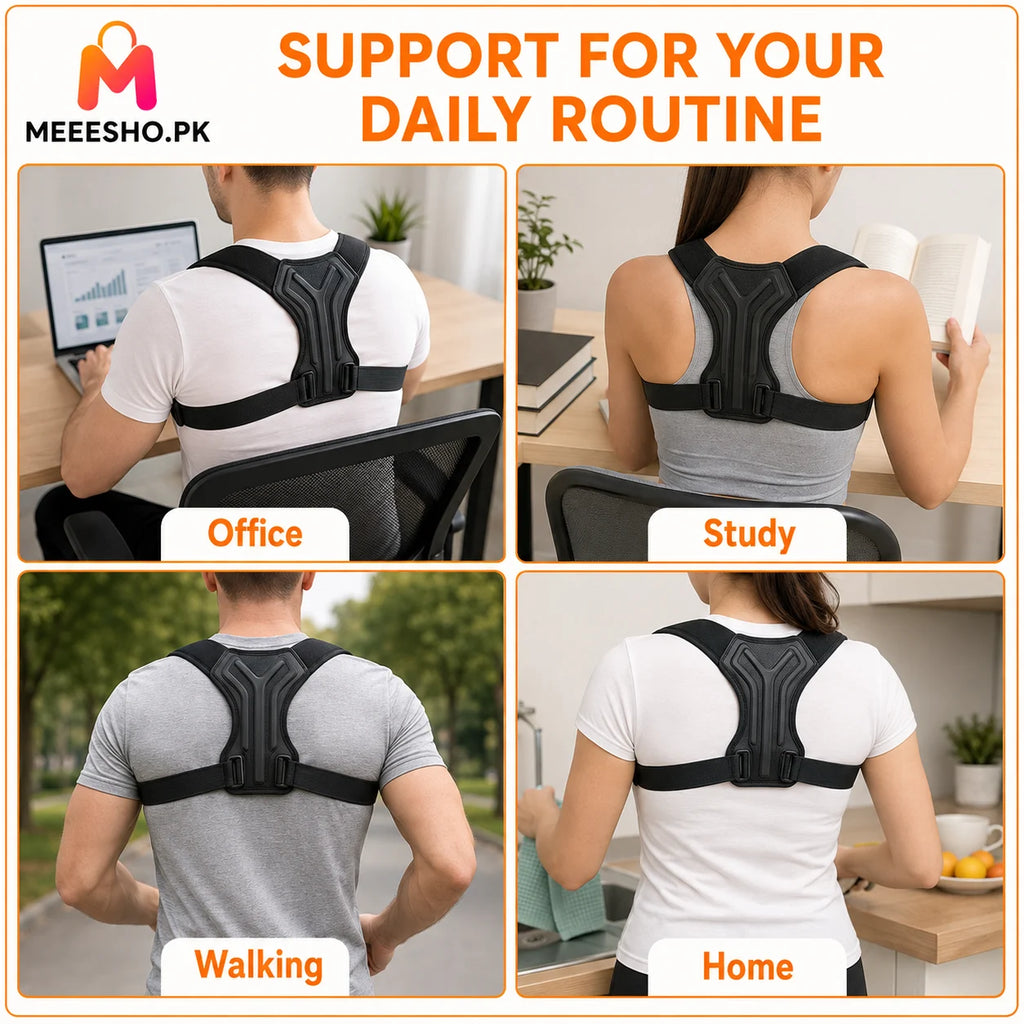 Adjustable Back Posture Corrector Brace for Men and Women Adults