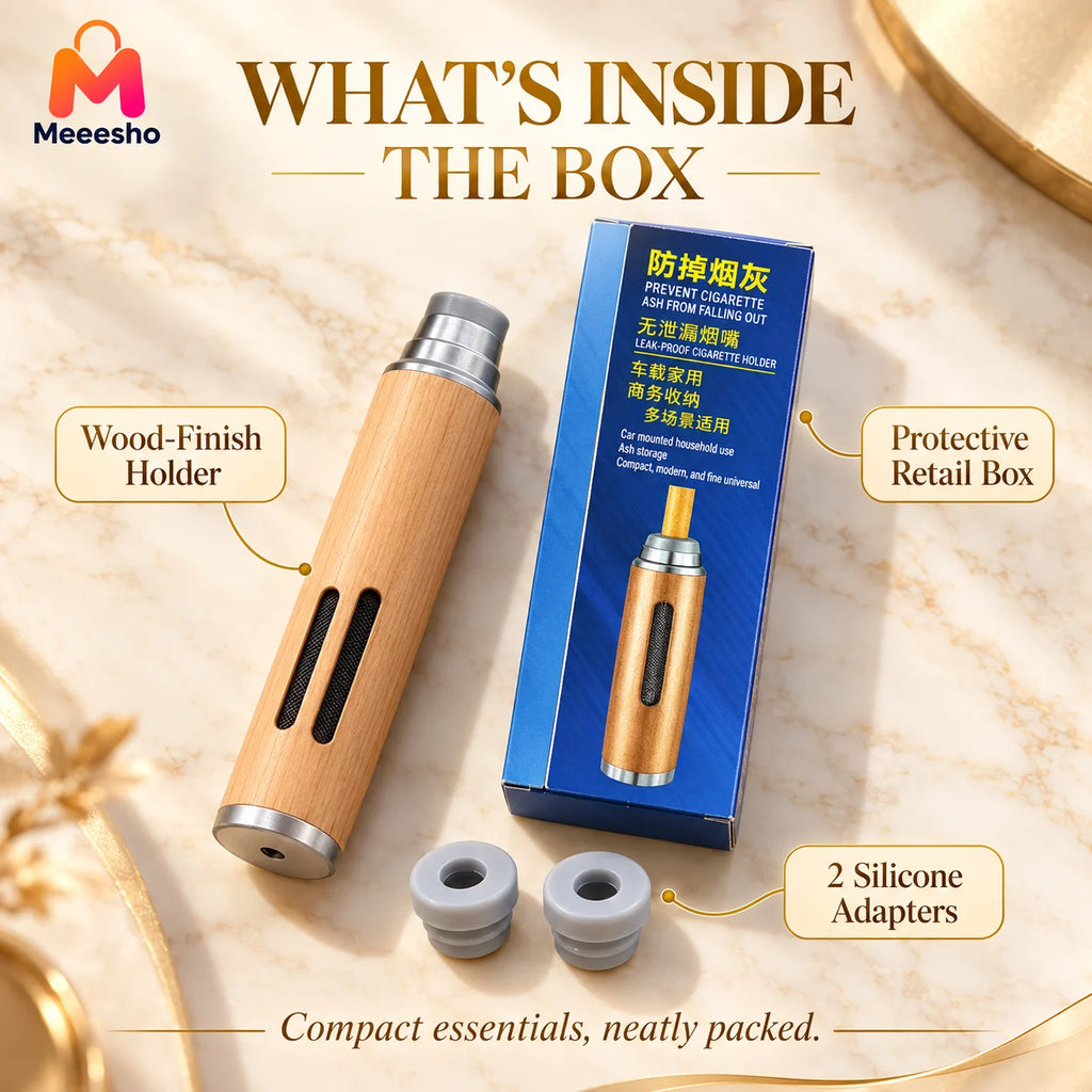 Cleaner Smoking Accessory with Premium Wood Finish