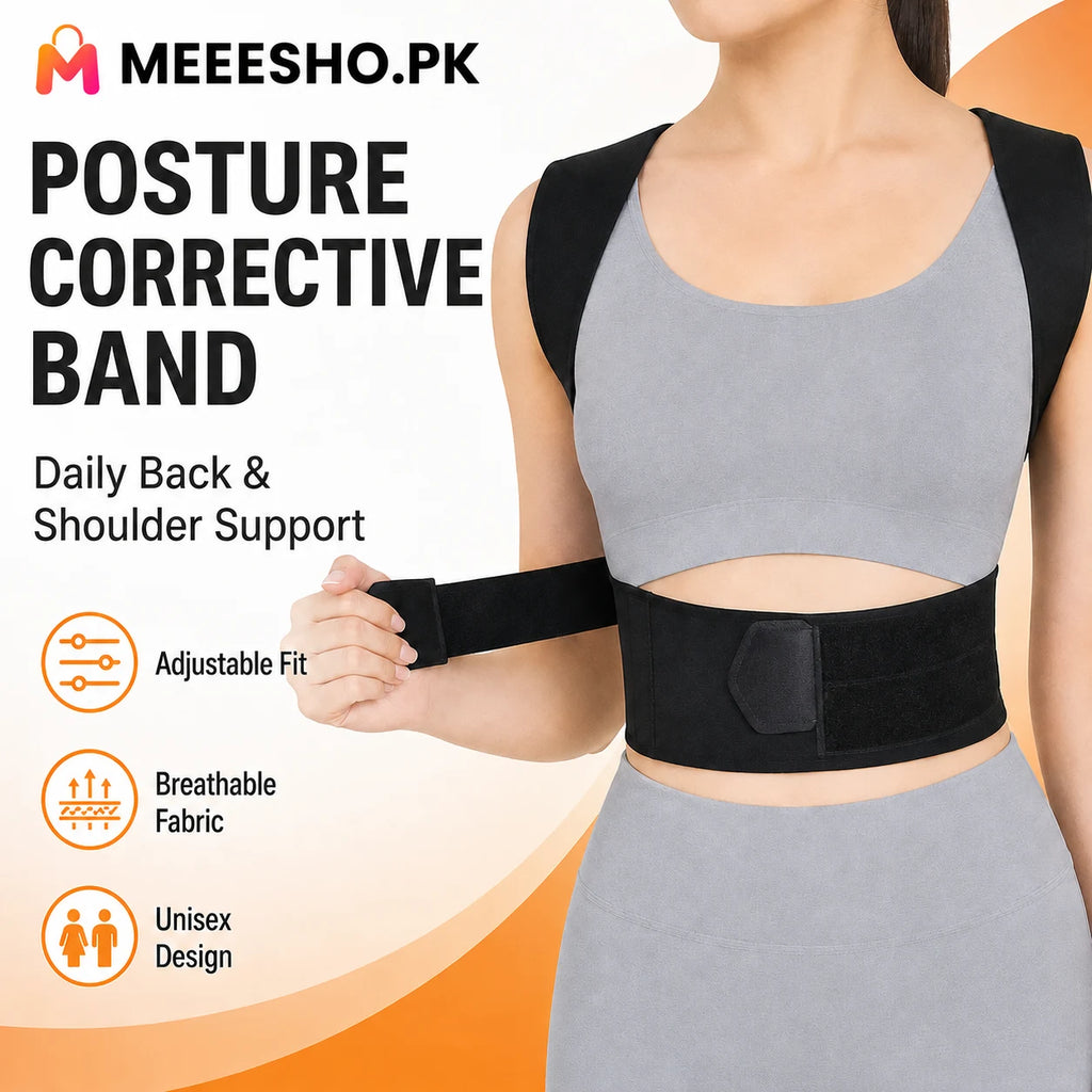 Unisex Adjustable Posture Corrector Brace for Comfortable Daily Back Support