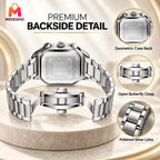 CHENXI Luxury Men’s Chronograph Watch With Luminous Stainless Steel Design