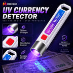 SMILING SHARK SD1205 365nm Rechargeable UV Currency Detector Flashlight Torch