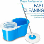 Magic Spin Mop Bucket Stainless Steel Rod Home Cleaning System