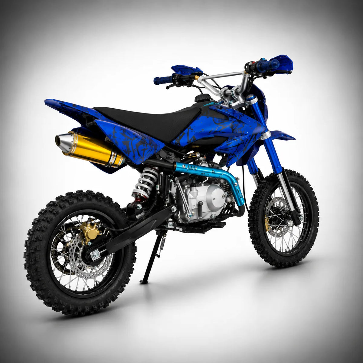 Premium Blue Dirt Bike Powerful Off-Road Adventure Motorcycle for Kids