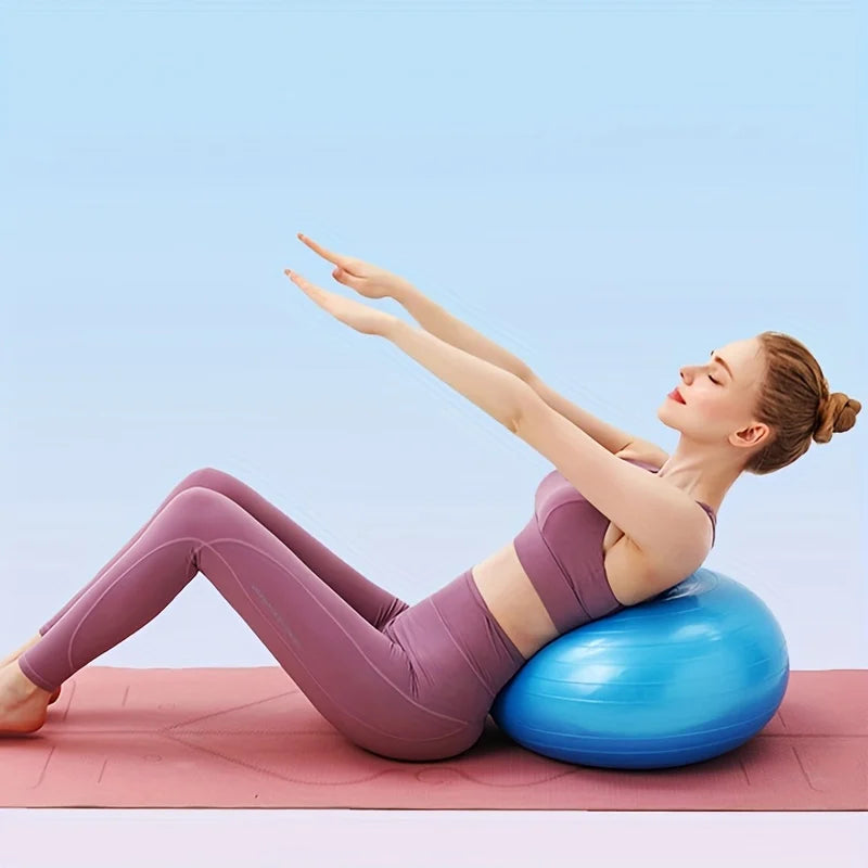 Anti-Burst Thickened Donut Yoga Ball for Balance and Prenatal Fitness