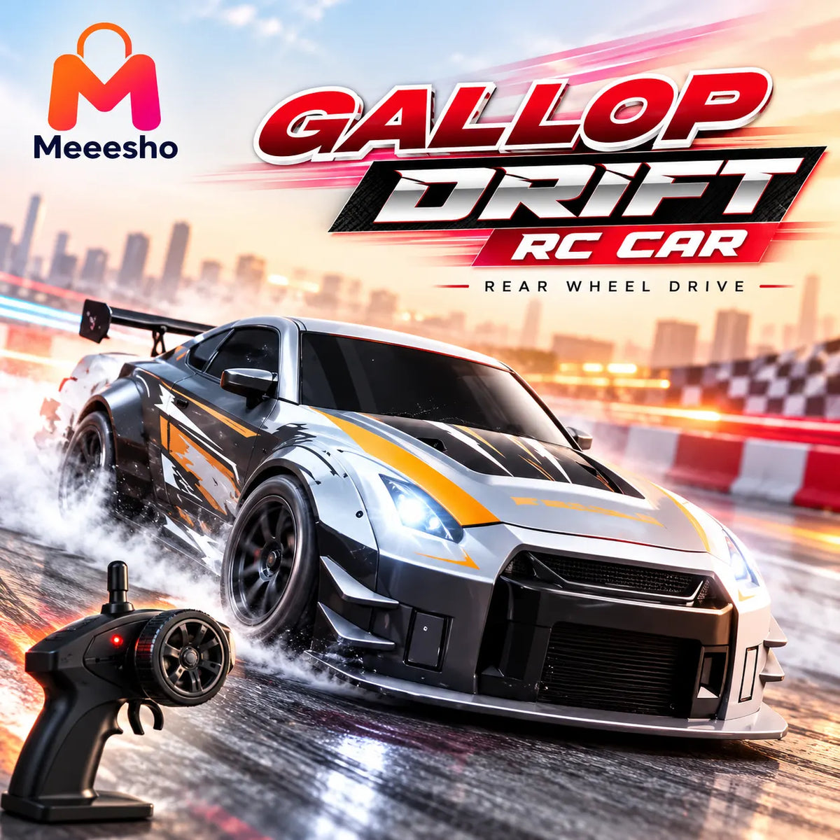 1:43 Scale Gallop Drift RC Car for High-Speed Racing Fun