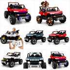 Kids Electric Off-Road Jeep Two-Seater Ride-On Car with LED Lights