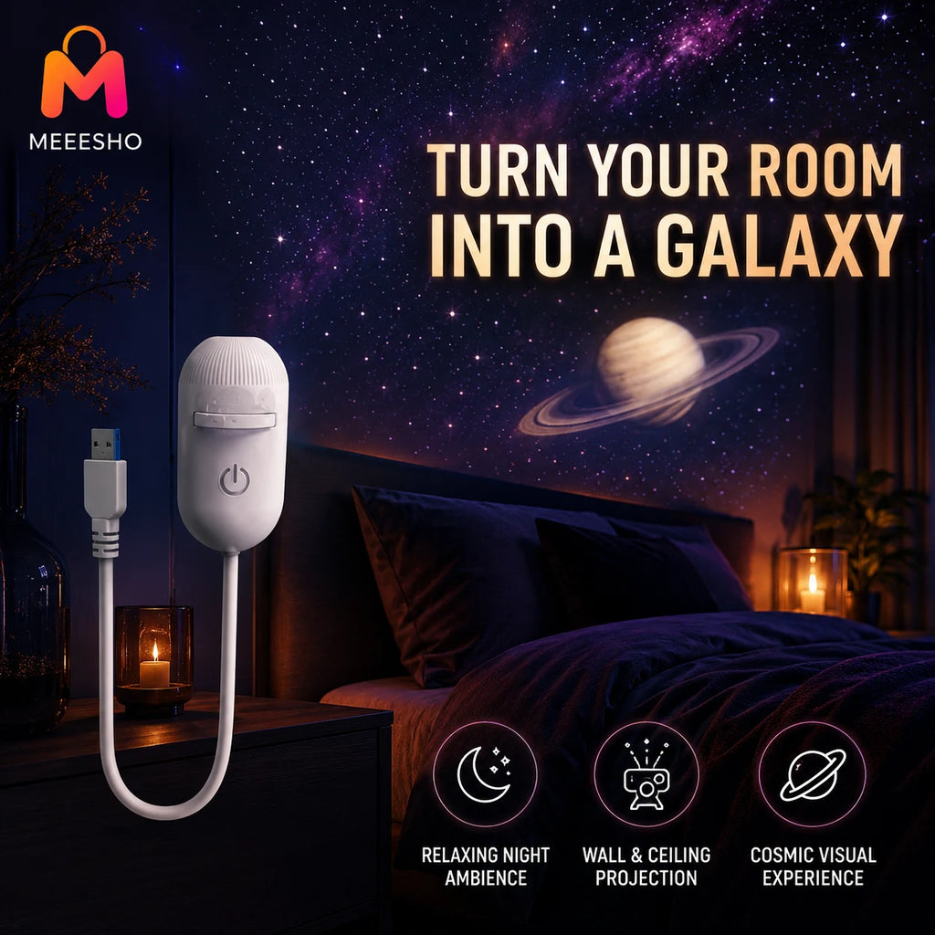 Transform Any Room With Magical Premium Galaxy Projector Lighting Effects