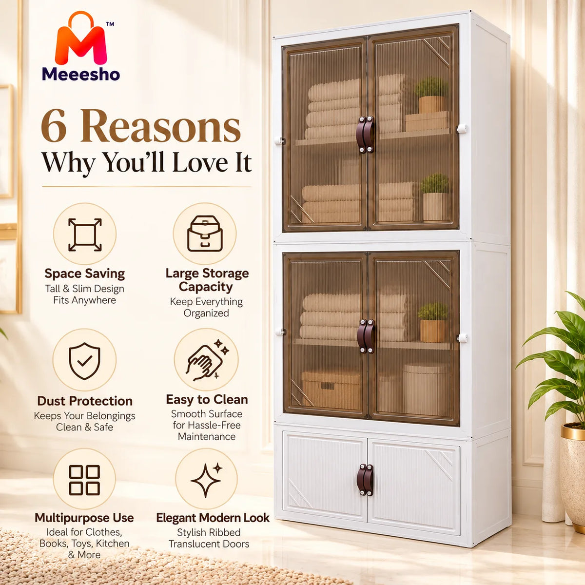 Premium Multipurpose Storage Cabinet for Modern Homes