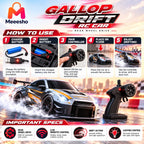 1:43 Scale Gallop Drift RC Car for High-Speed Racing Fun