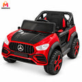 Kids Electric Ride-On SUV With Steering, Safety Belt And Wheels