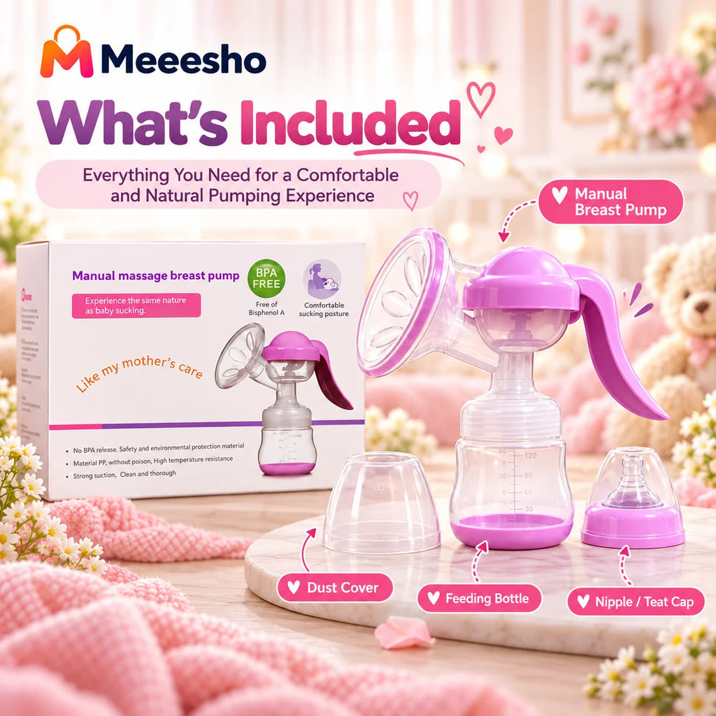 Gentle Manual Breast Pump for Easy Everyday Feeding