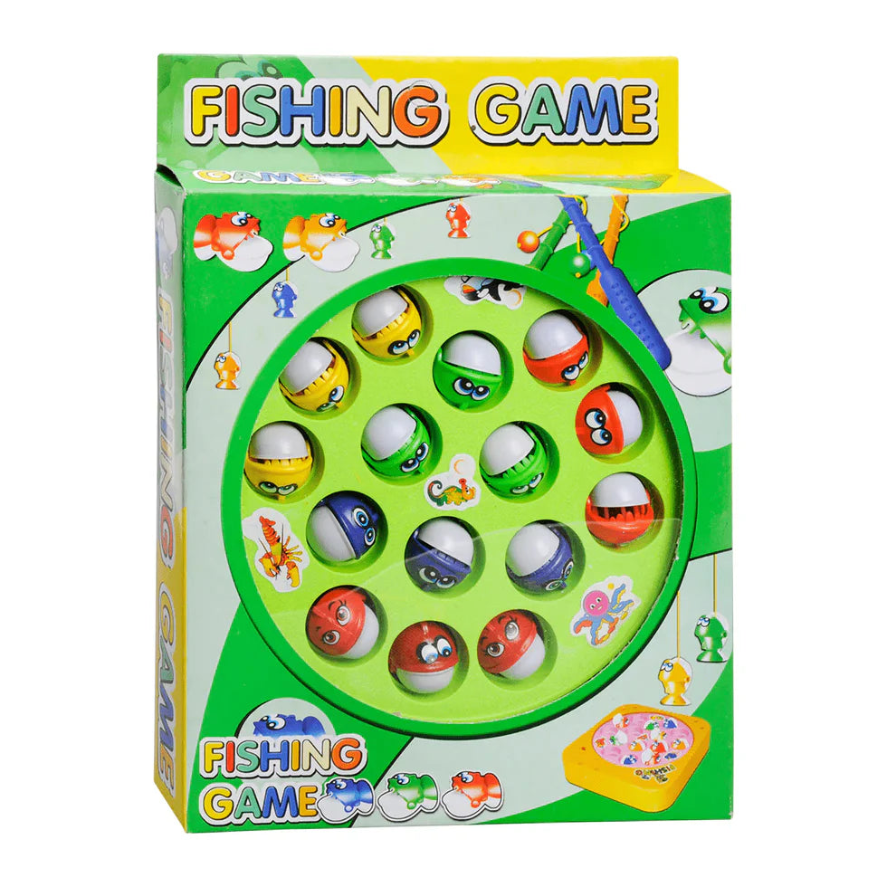 Battery Operated Rotating Fishing Game Toy Fun Educational Kids Entertainment Set