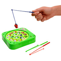 Battery Operated Rotating Fishing Game Toy Fun Educational Kids Entertainment Set