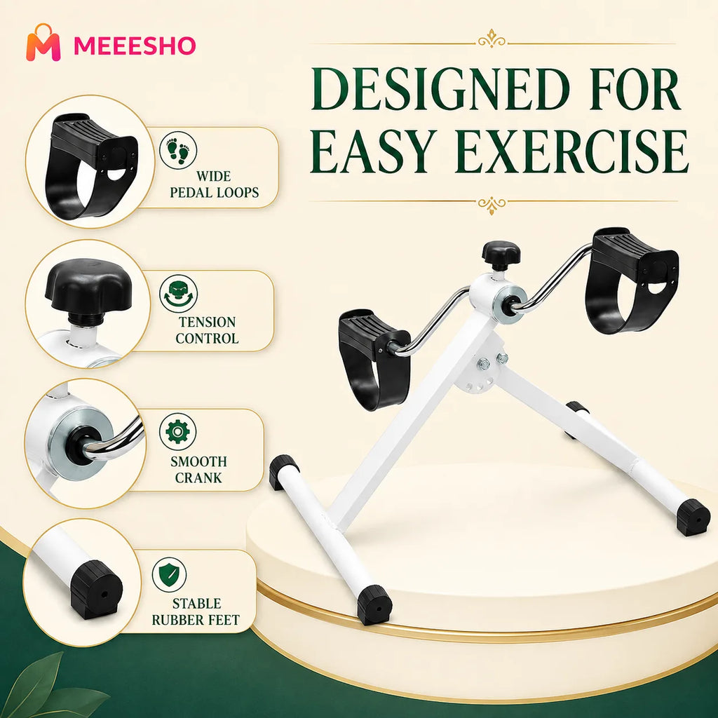 Compact Leg And Arm Fitness Trainer For Home Office Exercise